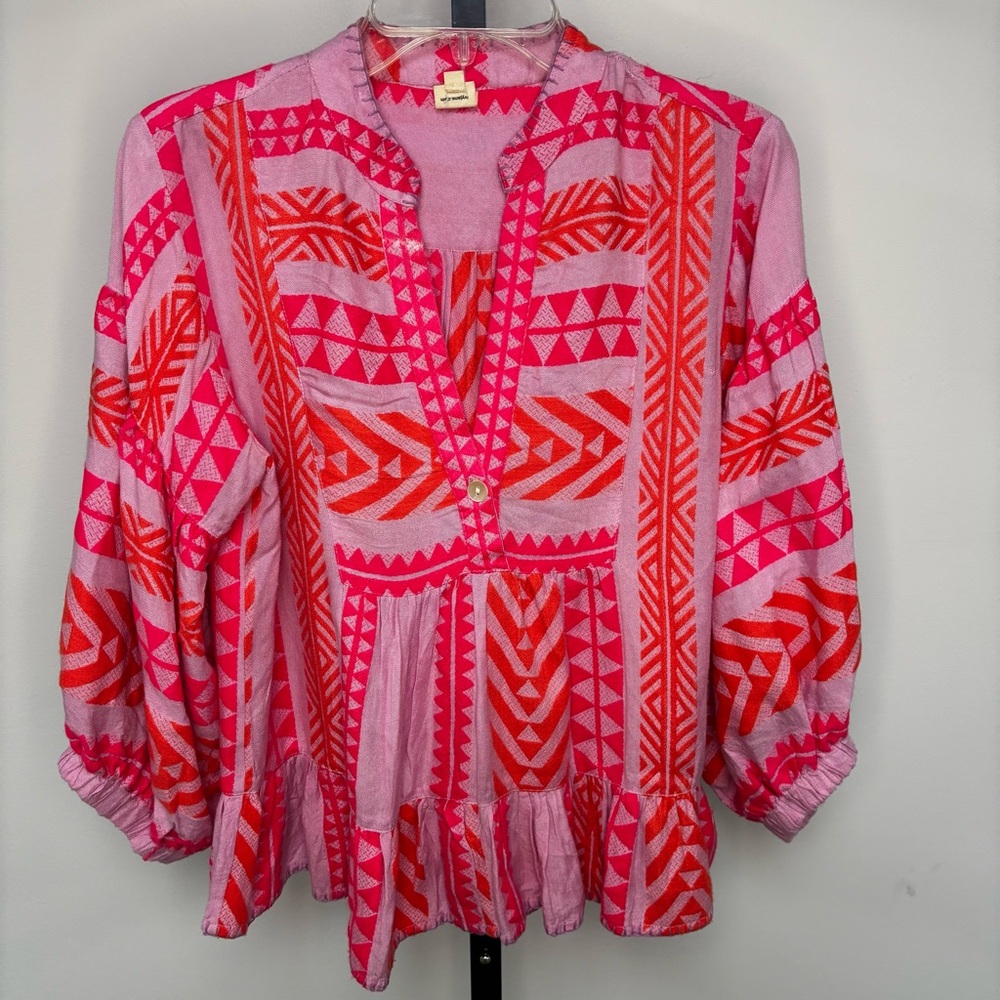 Ivy Jane Women’s Patterned Blouse Medium